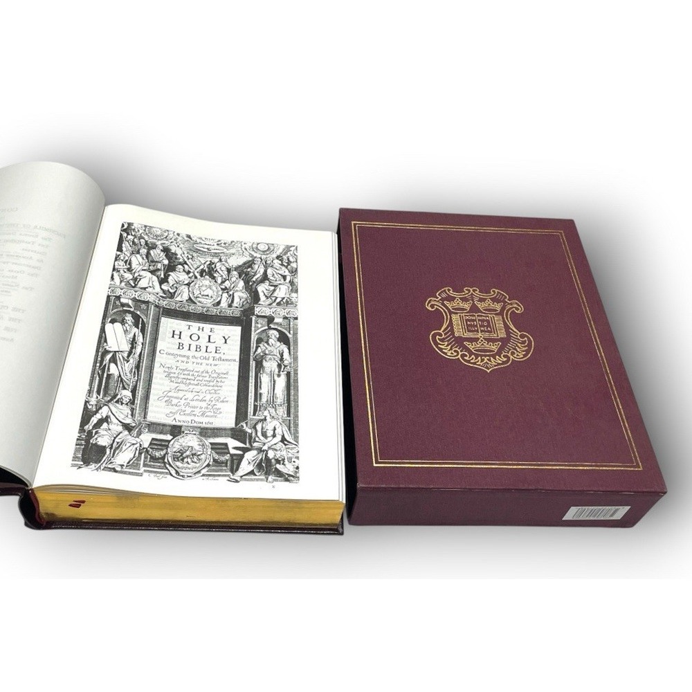 Oxford Quatercentenary 400th 1611 KJV Holy Bible Leather Edition & Slip Case